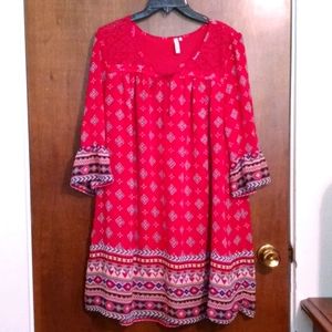 Red Camel tunic dress